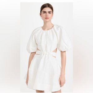 Aje Psychedelia Cut Out Mini Dress